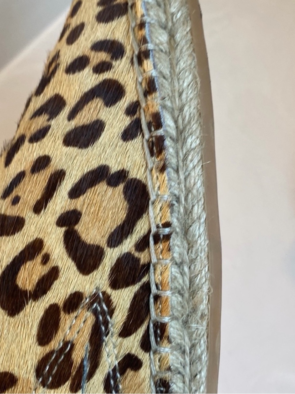GAP Leopard Print Espadrille Mules in Tan and Brown - Picture 3 of 5